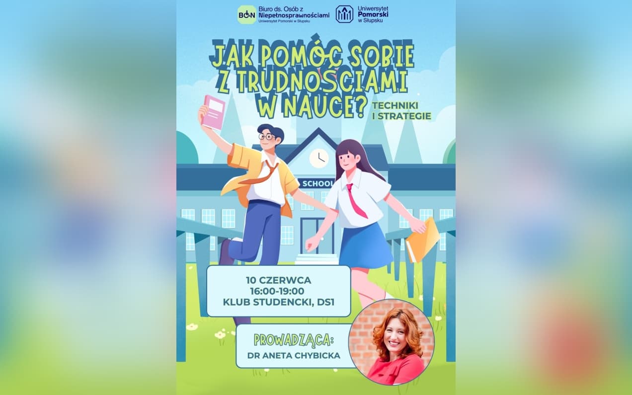 Warsztaty z psychologiem - 10 czerwca (wtorek) o godz. 16.00 w Klubie DS1