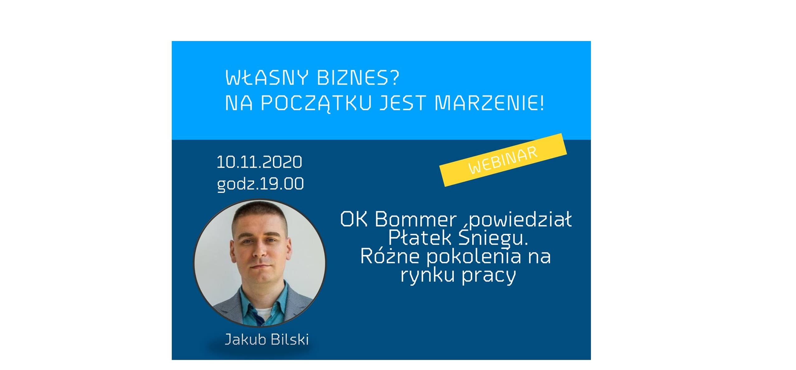 Webinar - OK Boomer, powiedział Płatek Śniegu! Różne pokolenia na rynku pracy.