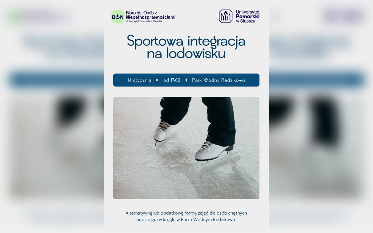 Sportowa integracja na lodowisku