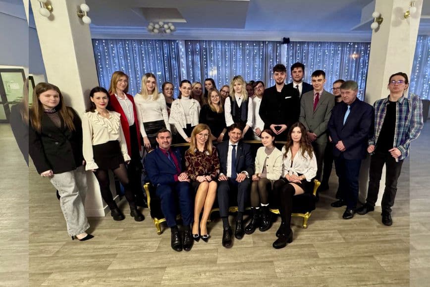 Spotkanie wigilijne z Samorządem Studenckim