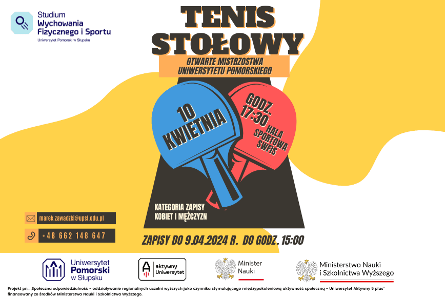 Otwarte mistrzostwa Uniwersytetu Pomorskiego w tenisie stołowym