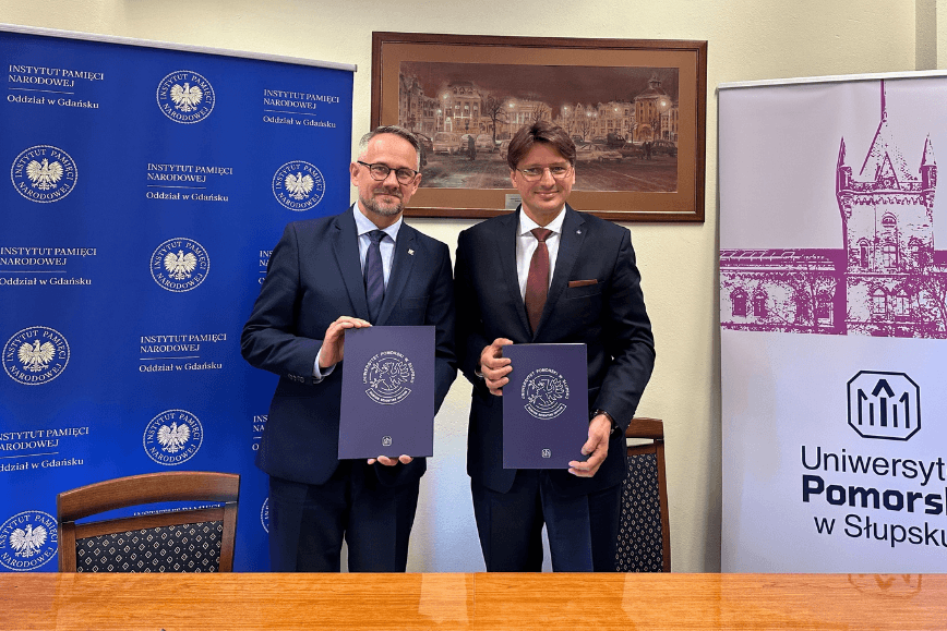 Umowa o współpracy między naszą Uczelnią i Instytutem Pamięci Narodowej w Gdańsku