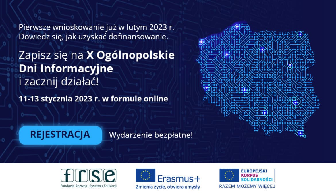 Ogólnopolskie Dni Informacyjne Erasmus+ 2023