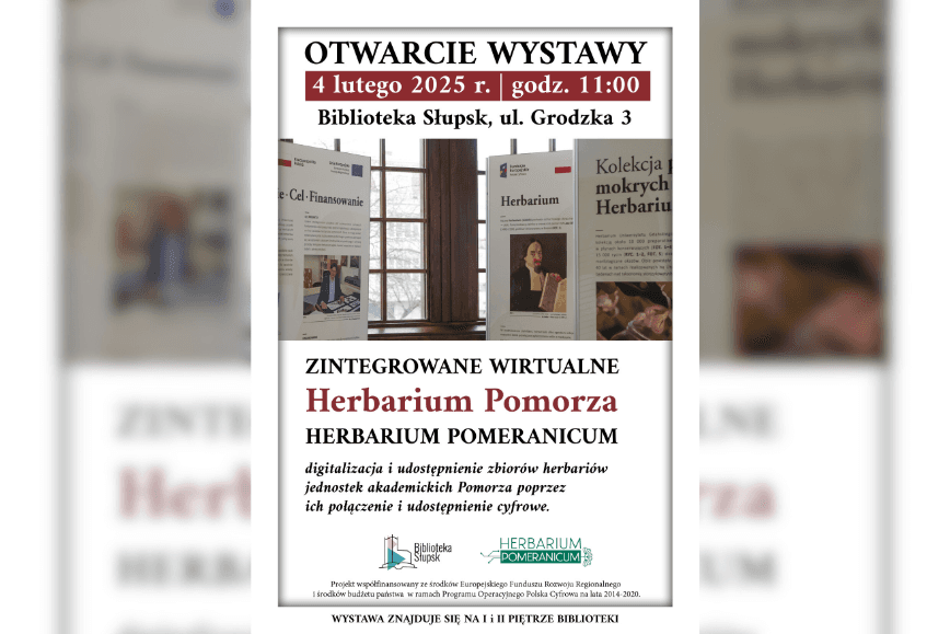 Otwarcie wystawy - Zintegrowane Wirtualne Herbarium Pomorza. Herbarium Pomeranicum