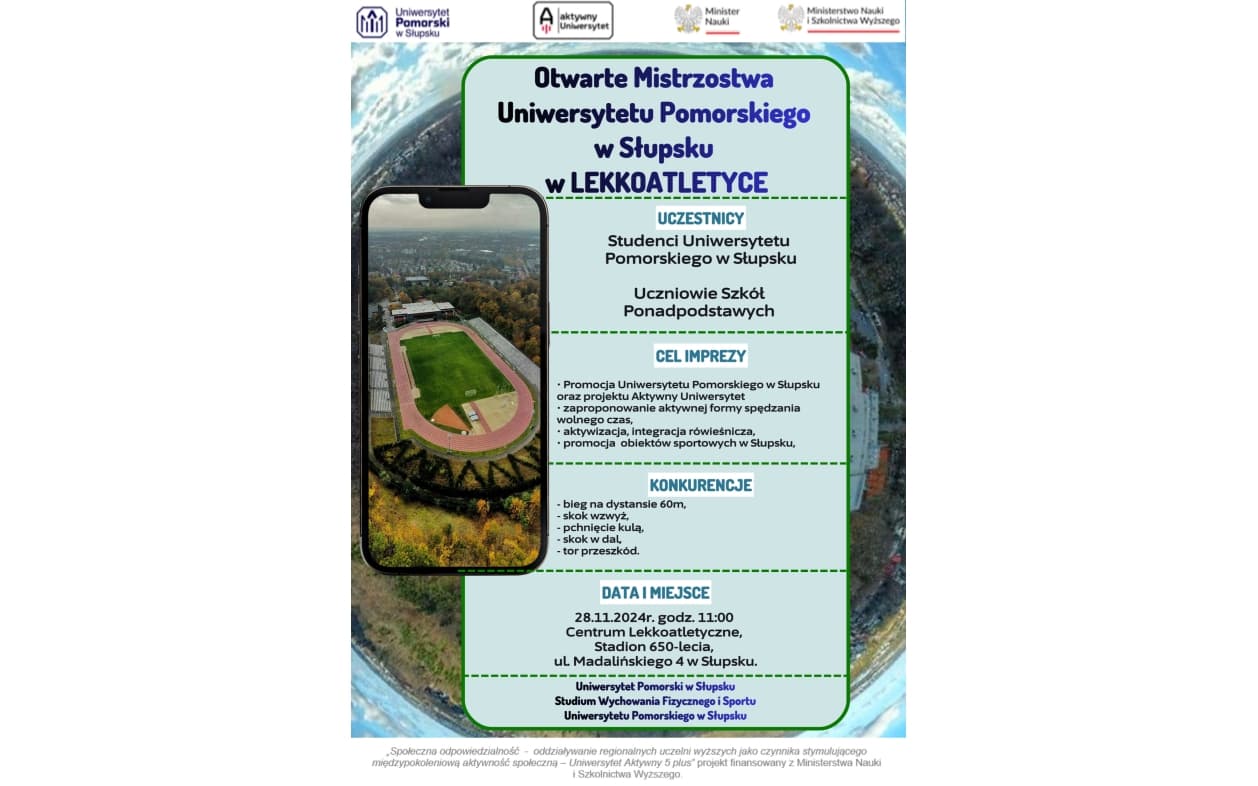 Otwarte Mistrzostwa Uniwersytetu Pomorskiego w Słupsku w Lekkoatletyce