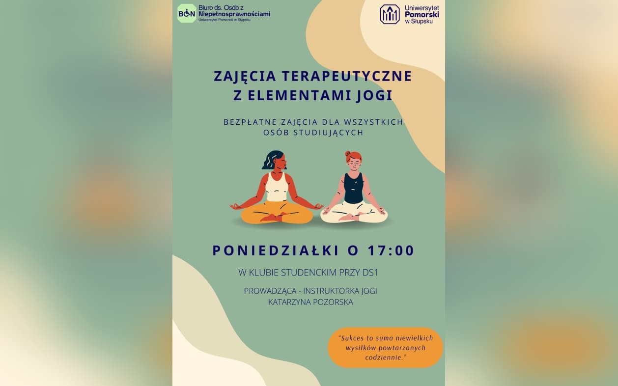 Zajęcia terapeutyczne z elementami jogi i mindfulness