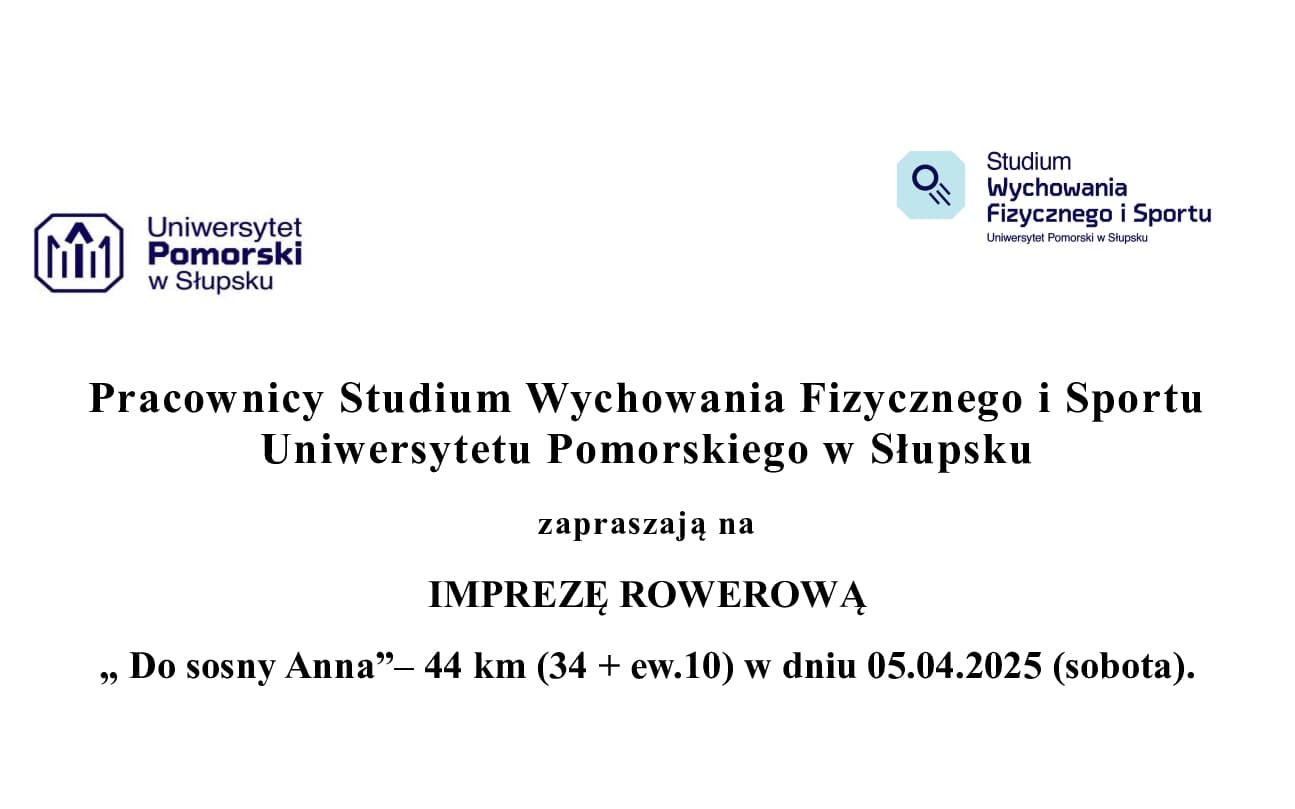 Impreza rowerowa "Do sosny Anna"