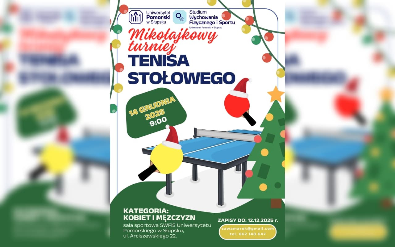 Mikołajkowy Turniej Tenisa Stołowego