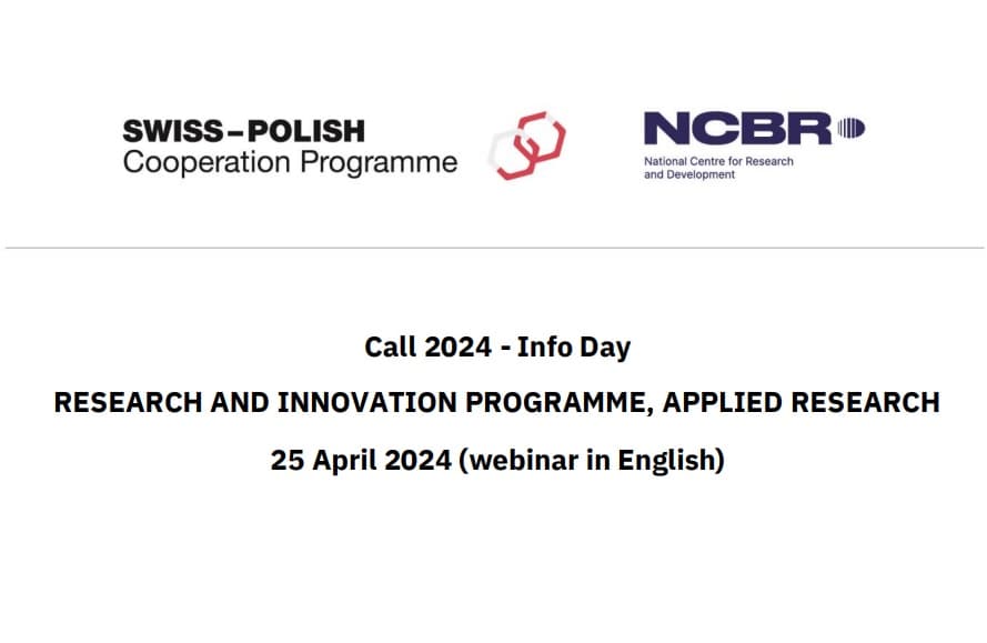 Spotkanie informacyjne dotyczące konkursu Call 2024 Program Badania Naukowe i Innowacje, Badania Stosowane