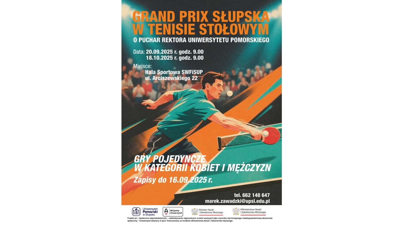 Grand Prix Słupska w tenisie stołowym