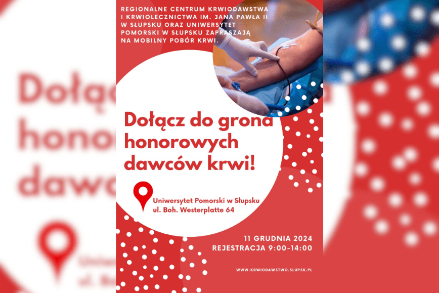 Dołącz do grona honorowych dawców krwi!