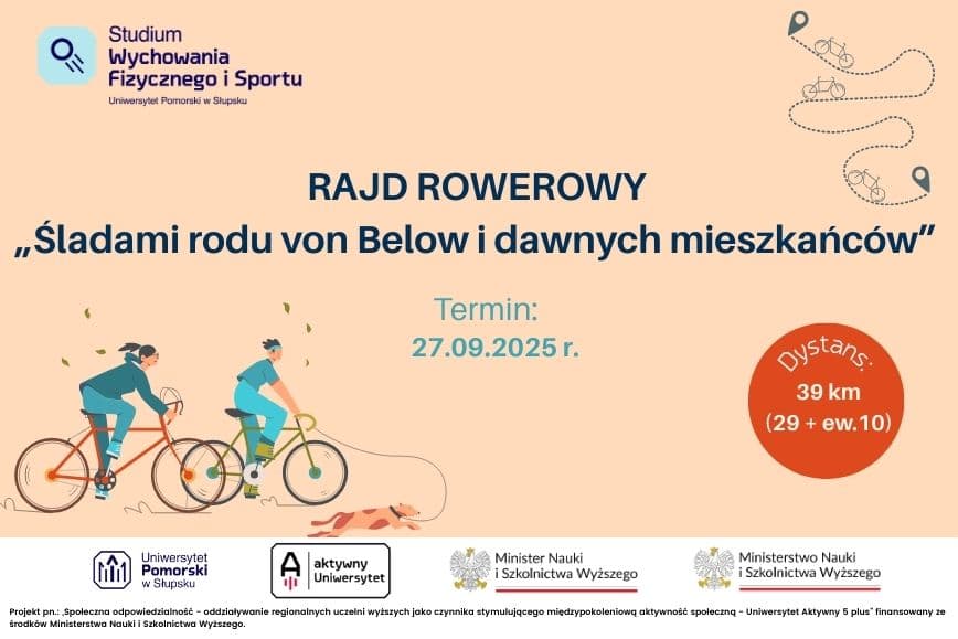 IMPREZA ROWEROWY „Śladami rodu von Below i dawnych mieszkańców”