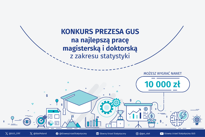 Konkurs Prezesa GUS na najlepszą pracę magisterską i doktorską z zakresu statystyki
