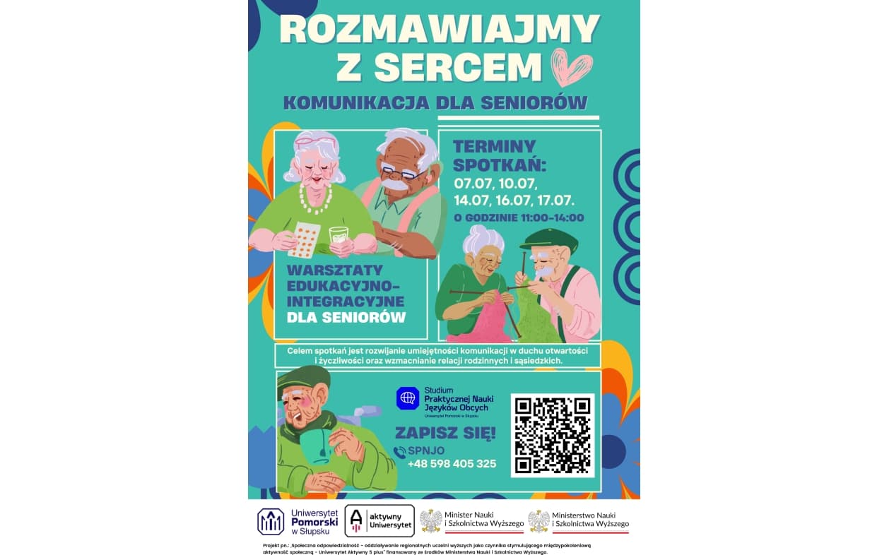 Warsztaty dla Seniorów "Rozmawiajmy z sercem"