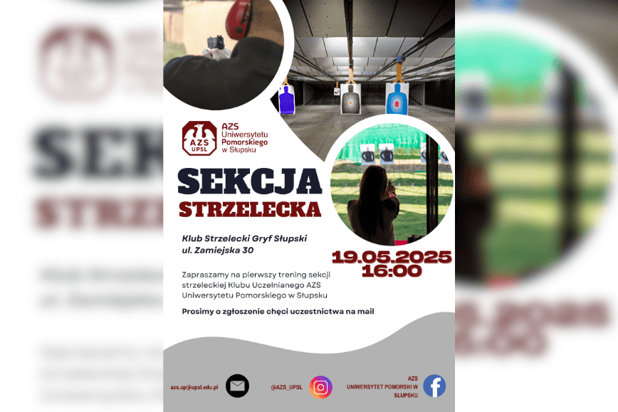 Pierwszy trening sekcji strzeleckiej KU AZS UP Słupsk