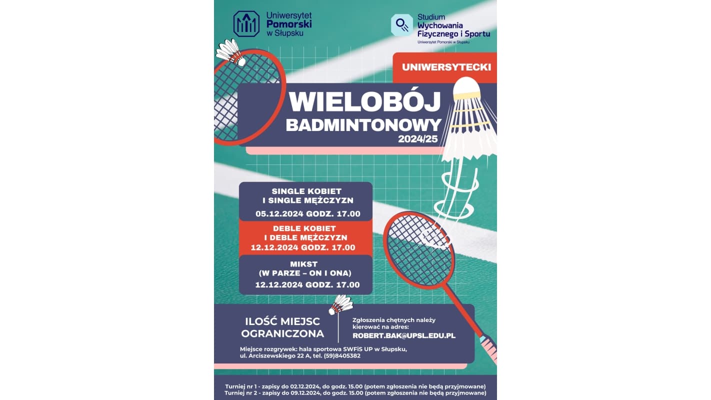 Uniwersytecki Wielobój Badmintonowy 2024/25
