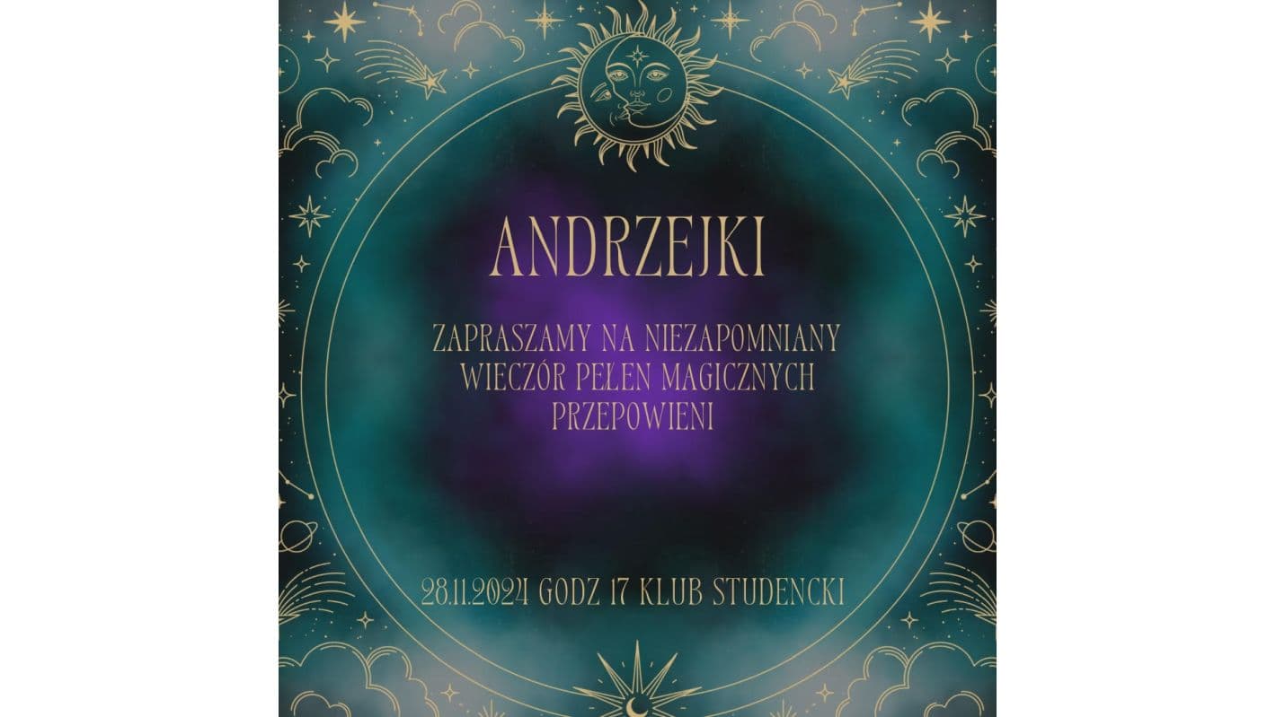 Zapraszamy na Studenckie Andrzejki!