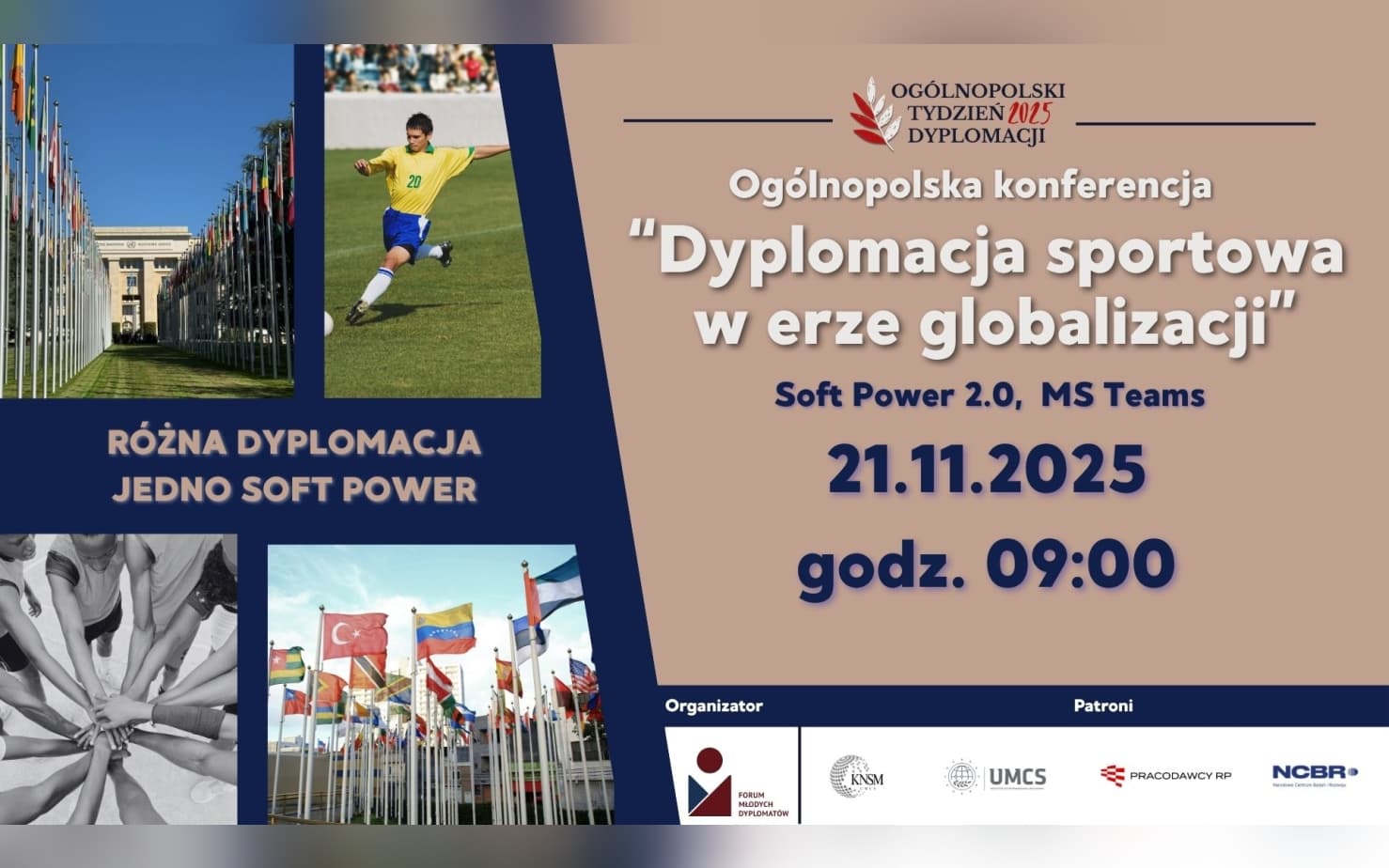 Ogólnopolska Konferencja Naukowa "Dyplomacja sportowa w erze globalizacji"