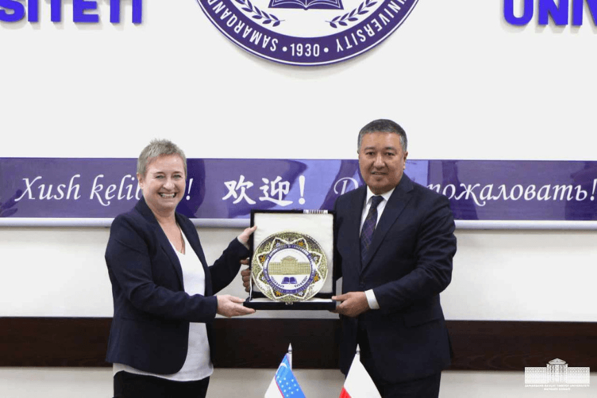 Wizyta w Uzbekistanie, w Państwowym Uniwersytecie Medycznym w Samarkandzie